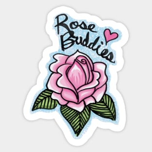 Rose Buddies Rose Sticker